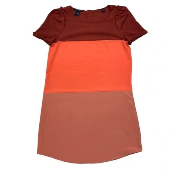 Maison Scotch & Soda Colour Block Mini Dress, Summer dress. - Picture 2 of 5